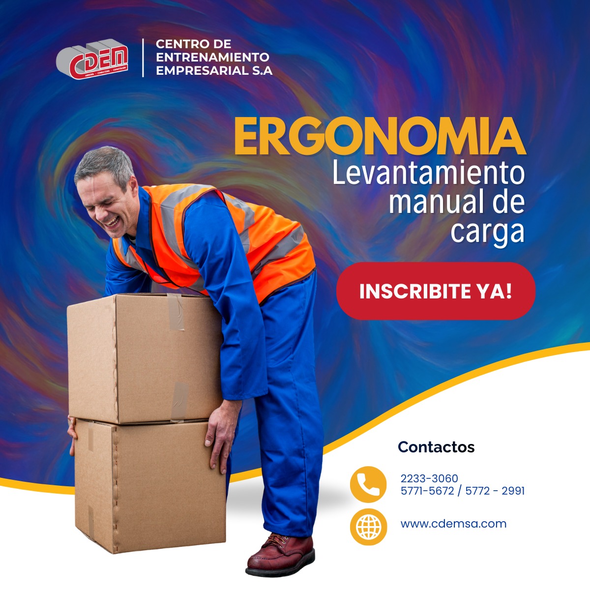 Ergonomía: Levantamiento Manual de Carga